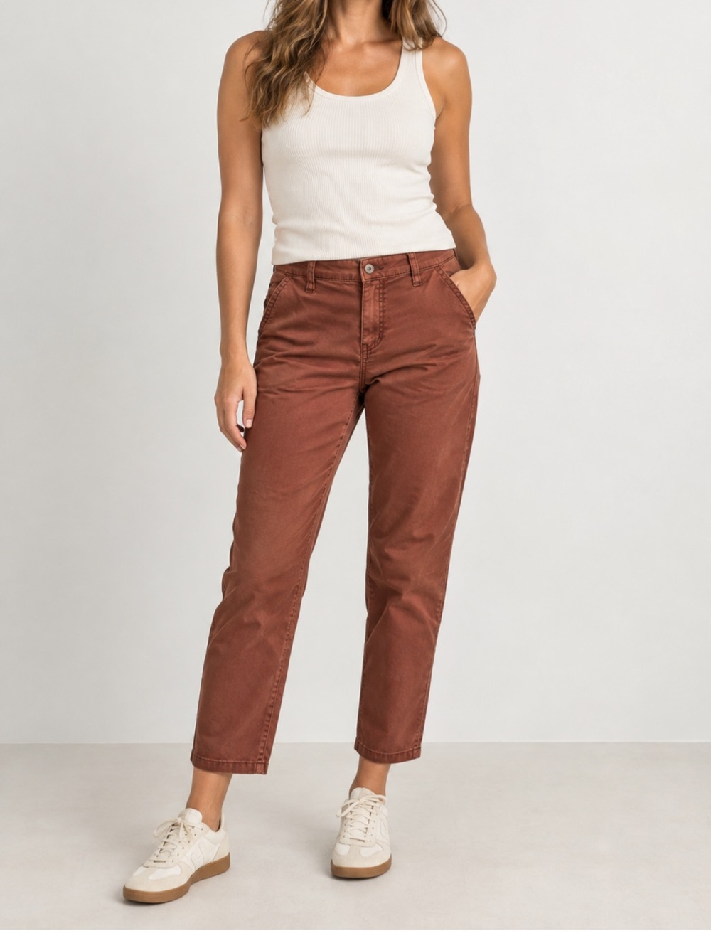 Prana Women’s Brown Rust Pants Size 6 Straight Leg Casual Outdoor